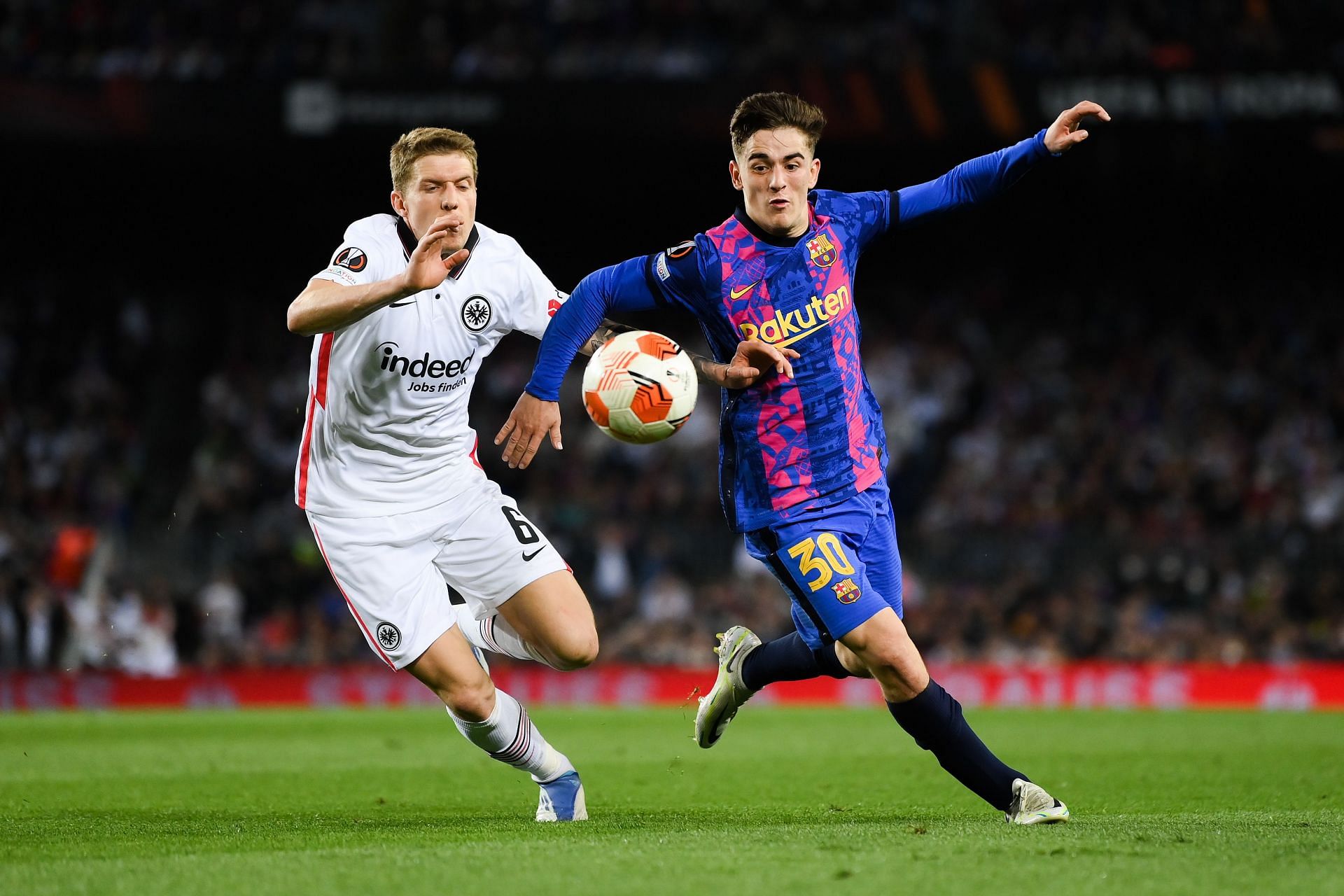 FC Barcelona v Eintracht Frankfurt: Quarter Final Leg Two - UEFA Europa League